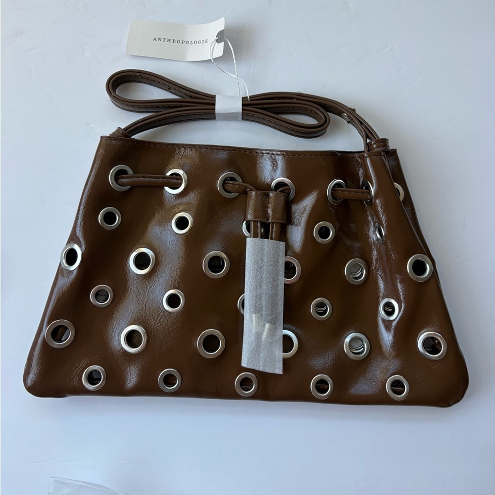 NWT Anthropologie Melie Bianco Paloma Studded Satchel - Picture 5 of 16